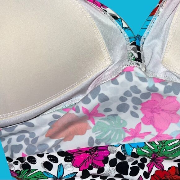 Nwot! Mazu beautiful white with black animal print ! - Picture 7 of 8